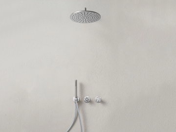 FLORA 636230F - Shower set with overhead shower by QD Magistro Lab - view 3
